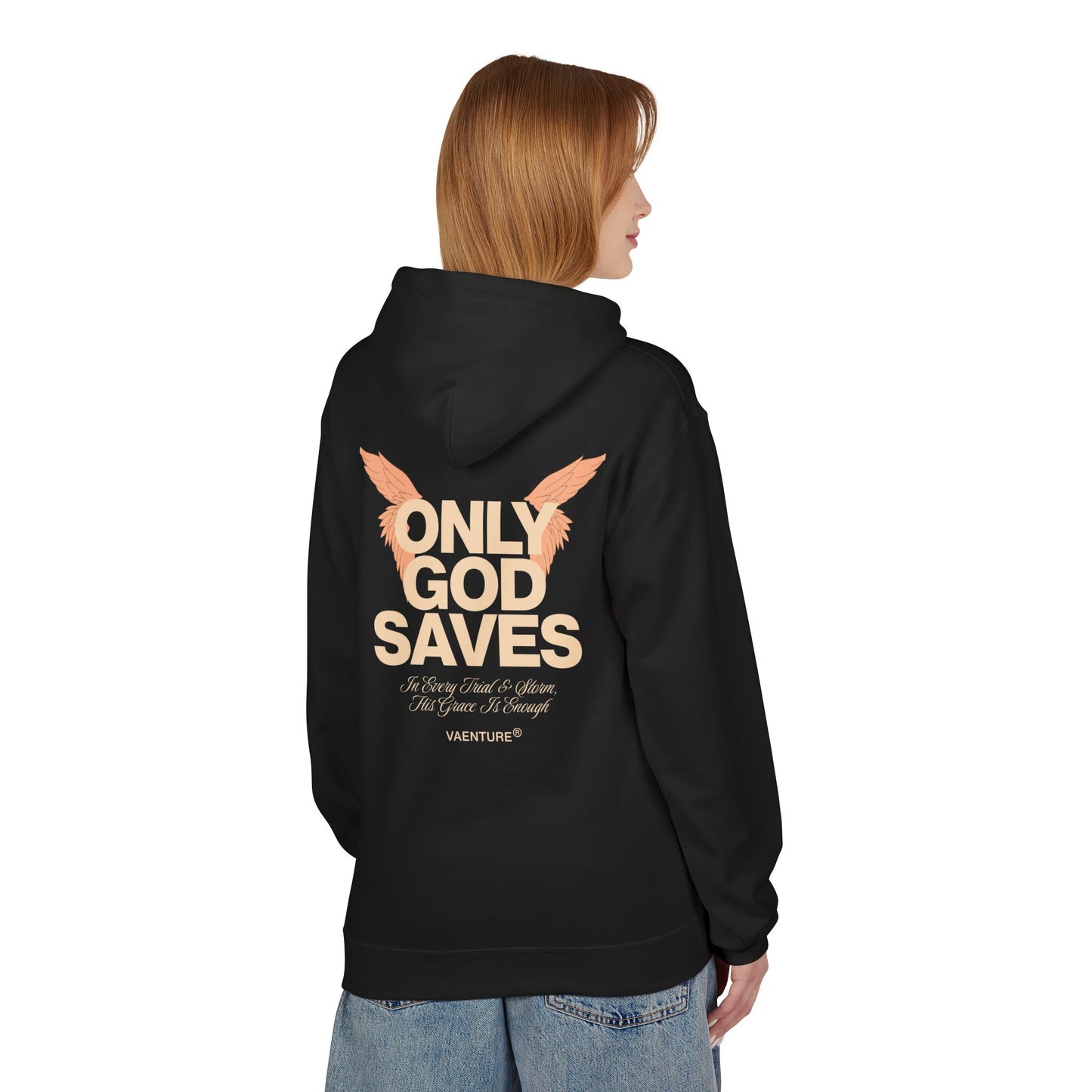 Unisex Fleece Hoodie - 'God is Everywhere' & 'Only God Saves' Design