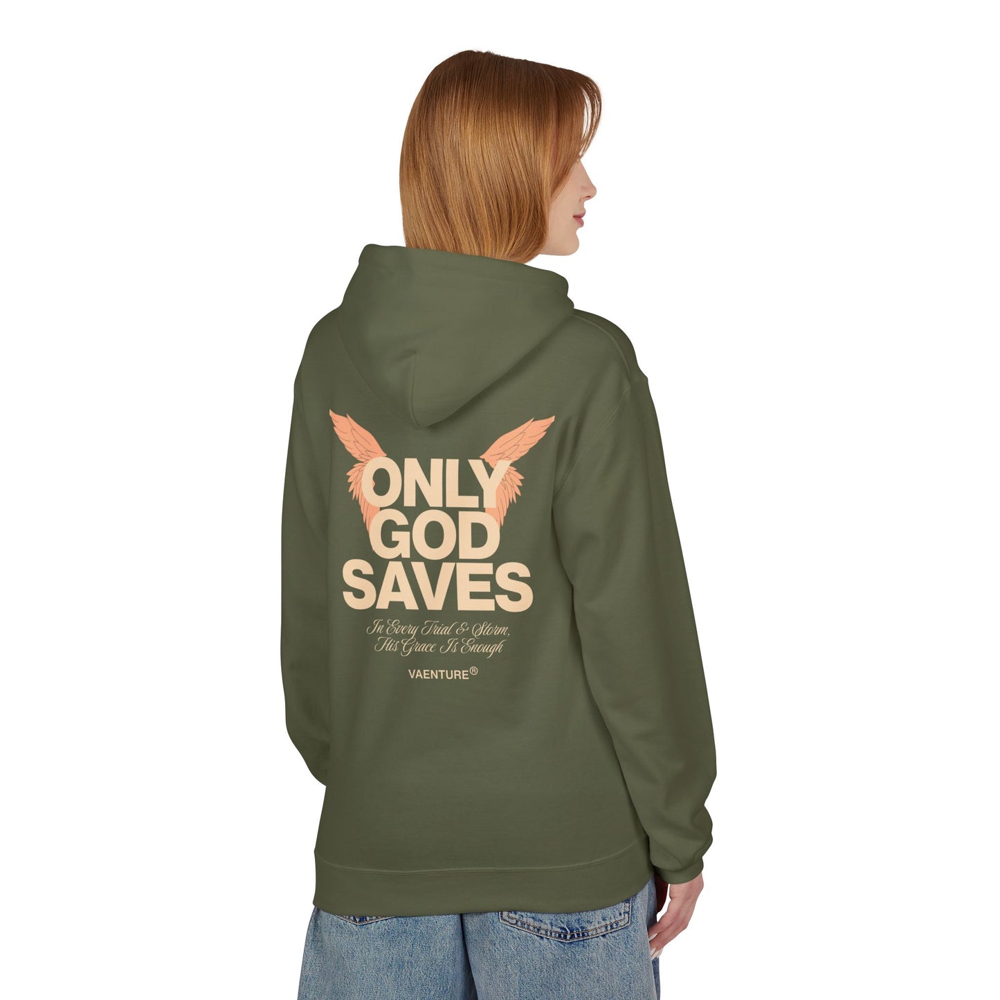 Unisex Fleece Hoodie - 'God is Everywhere' & 'Only God Saves' Design