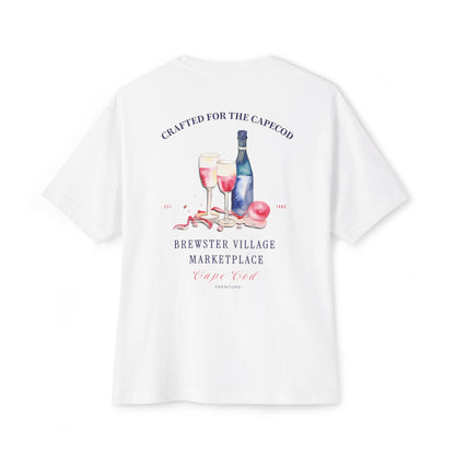 Brewster Village Oversized Tee - Perfect for Cape Cod Lovers