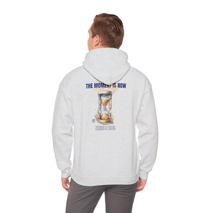 Unisex Heavy Blend™ Hooded Sweatshirt - 'Vaenture' Inspirational Hoodie with Hourglass Design